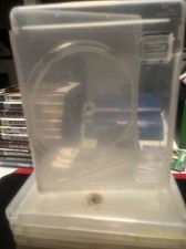 5x PlayStation 3 PS3 OEM Clear 1-Disc Game Case Cosmetically Flawed / Damaged