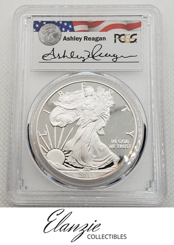 2013-W Proof $1 American Silver Eagle PCGS PR69 DCAM | Reagan Legacy