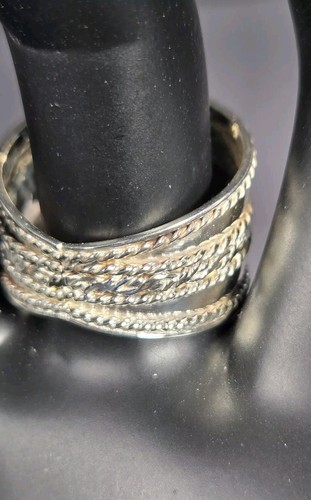 SILVER RETRO Signet 925 3.8 G Size 9 1/2 Hand Made - Picture 6 of 13