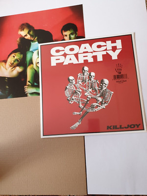 Coach Party - Killjoy - Ltd 12'' CLEAR Vinyl LP (Sealed) + D/Sided Card Print