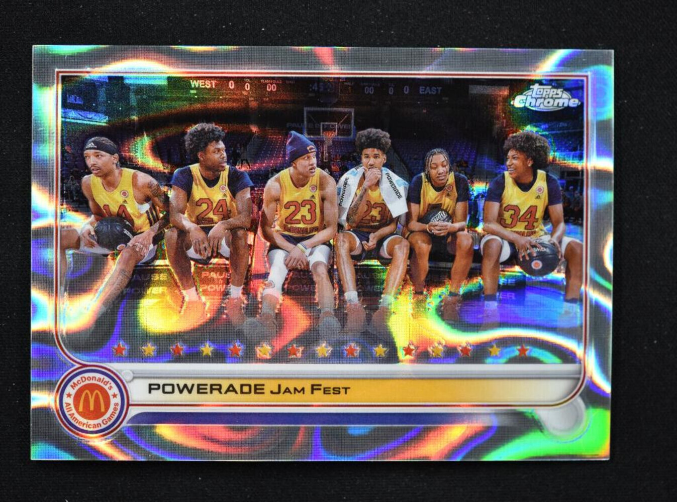 202122 Topps Chrome Mcdonalds All American Base Lava 97 POWERADE Jam
