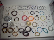 LOT OF 52 BRACELETS  FOR 39 CENTS EACH FREE SHIPPING FASHION jEWELERY 