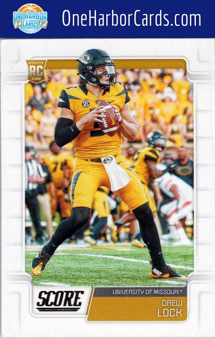 2019 Score Missouri Tigers #334 Drew Lock