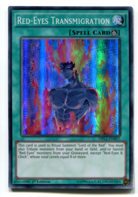 Yu-Gi-Oh! Red Eyes Transmigration Super Rare DRL2-EN017 englisch Rotäugige