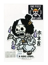 Brook "Hone-kichi" STICKER One Piece Vol.5 B-Side Label Japan WATERPROOF