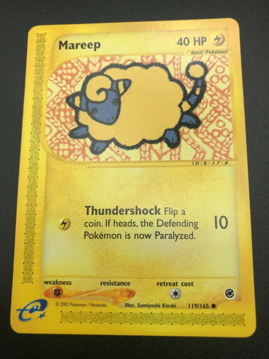 Mareep 119/165 Common Pokemon Expedition E Reader Series Mareep 119/165 Common Pokemon Expedition E Reader Series