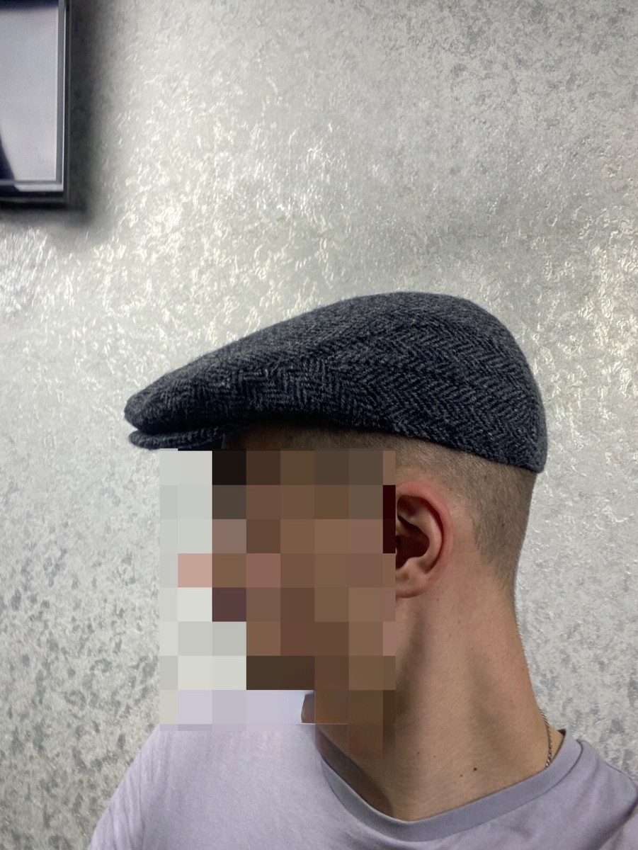 Harris Tweed Next Men's Scotland Flat Cap Tweed Hat Size Small