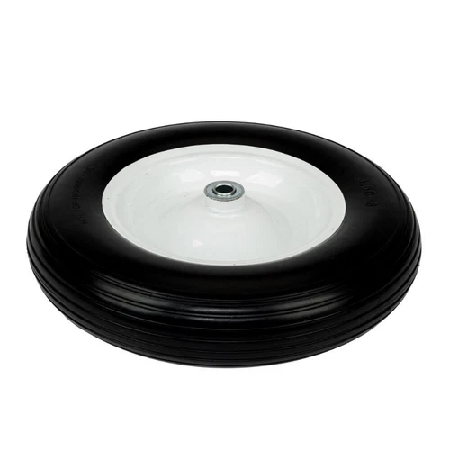 14.2" Wheelbarrow Tire High Quality Tool Car PU Solid Foaming Wheel Black US - Bild 6 von 6