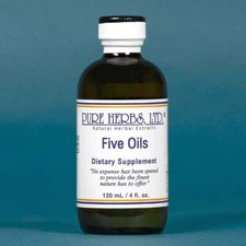 Pure Herbs: Five Oils - 4 oz.