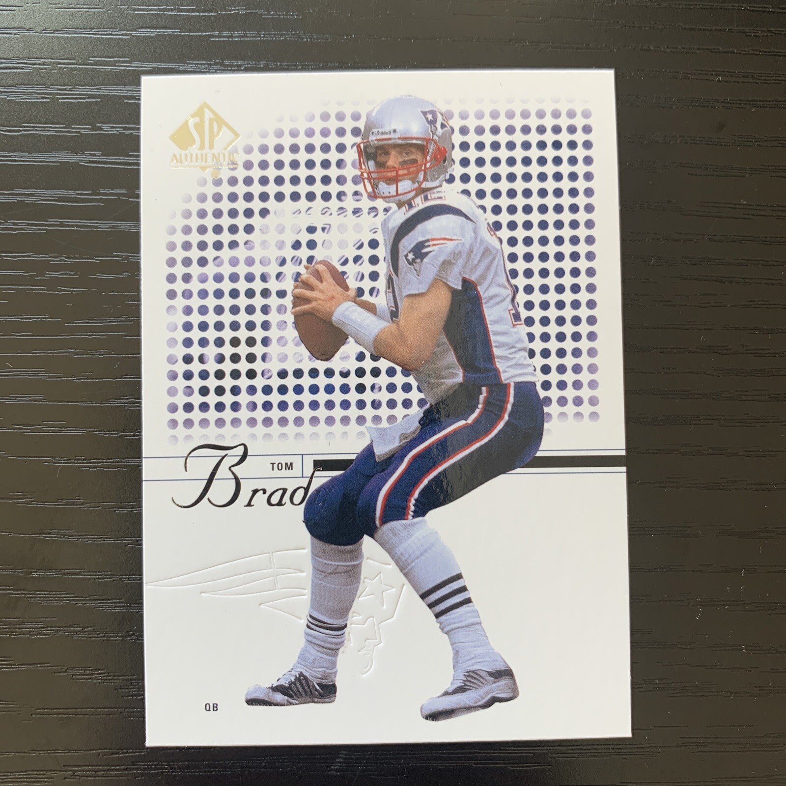 2002 SP Authentic Tom Brady #1 Patriots