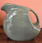 Fiesta NWT Large Disk Pitcher in Sage Green. 67 oz Made in USA