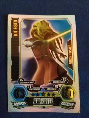 Star Wars Force Attax Force Master - Kit Fisto (230); rot