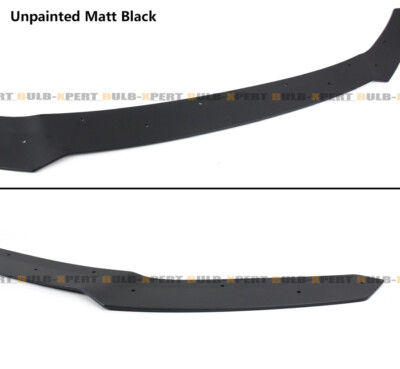 Front Bumper Lower Lip Spoiler Splitter For Honda Civic SI Hatchback 2013-2021 – Black ABS