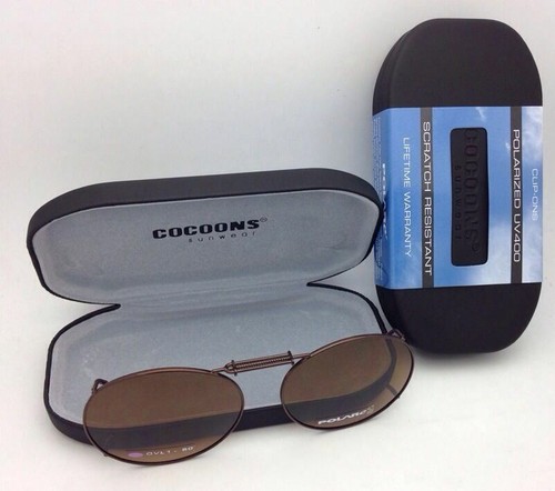 Gafas de sol/anteojos polarizados ámbar COCOONS sobre Rx con clip OVL 1-50 bronce - Imagen 3 de 8