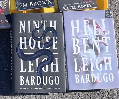 Lot of 2 Leigh Bardugo Novels/HB/DJ/Ninth House & Hell Bent