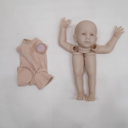 Kit de muñeca renacida de 25 pulgadas Fritzi suave tacto piel molde en blanco hágalo usted mismo juguete kits sin pintar - Imagen 5 de 6