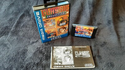 SEGA MEGA DRIVE Classic Collection Gunstar Hereos, Flicky, 4 Games CIB