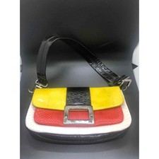 Vintage Roger Vivier Color Block Handbag 