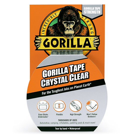 Gorilla Tape Crystal Clear Repair - 48mm x 8.2m