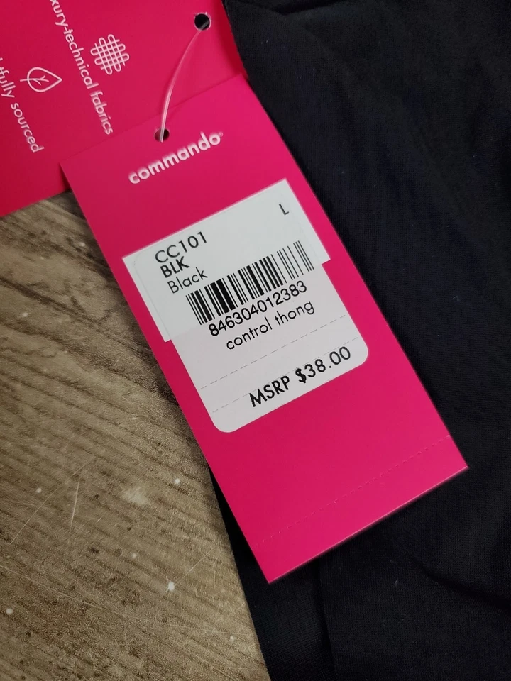 Commando Womens Solid Control Top Thong Panty Size L Large NEW NWT - Image 3 of 4