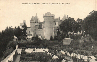 CPA 36 - ca. d'ARGENTON (Indre) - Château de Chabenêt, Blick auf die Gärten
