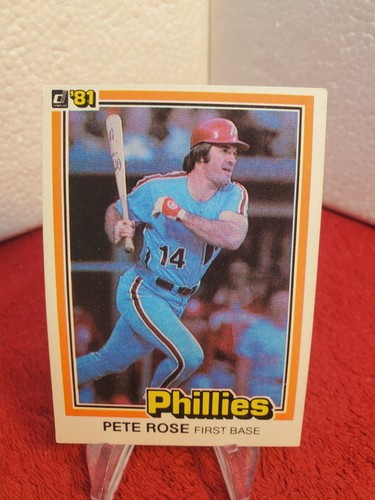 1981 Donruss MLB Pete Rose #251 Philadelphia Phillies CHARLIE HUSTLE! - Picture 2 of 3