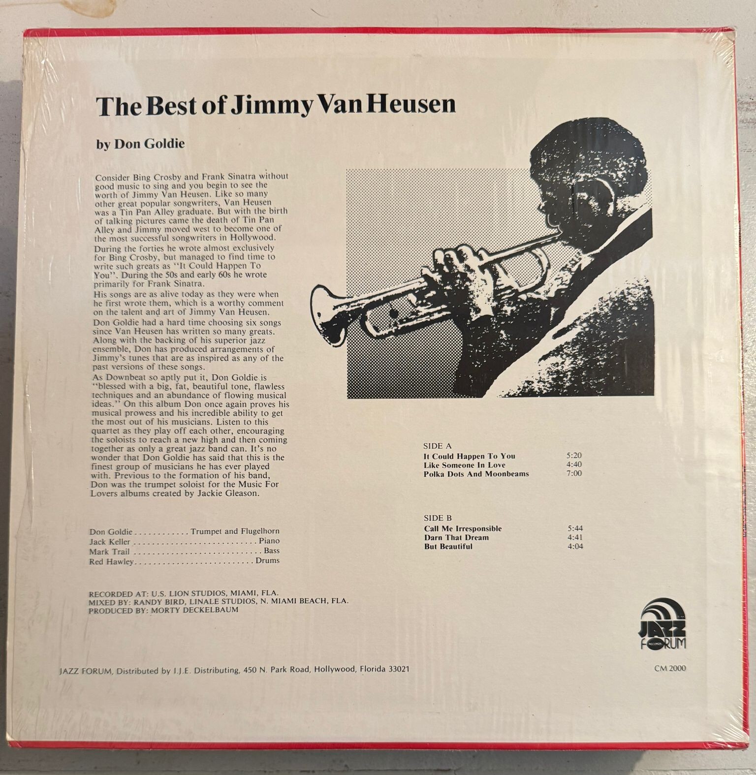 DON GOLDIE THE BEST OF JIMMY VAN HEUSEN VINYL LP BLACK VG+ 1A eBay