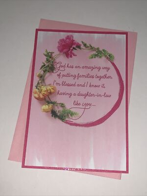 Hallmark DaySpring Daughter-in-Law Mother’s Day Card: Wreath Blessed To  Have You