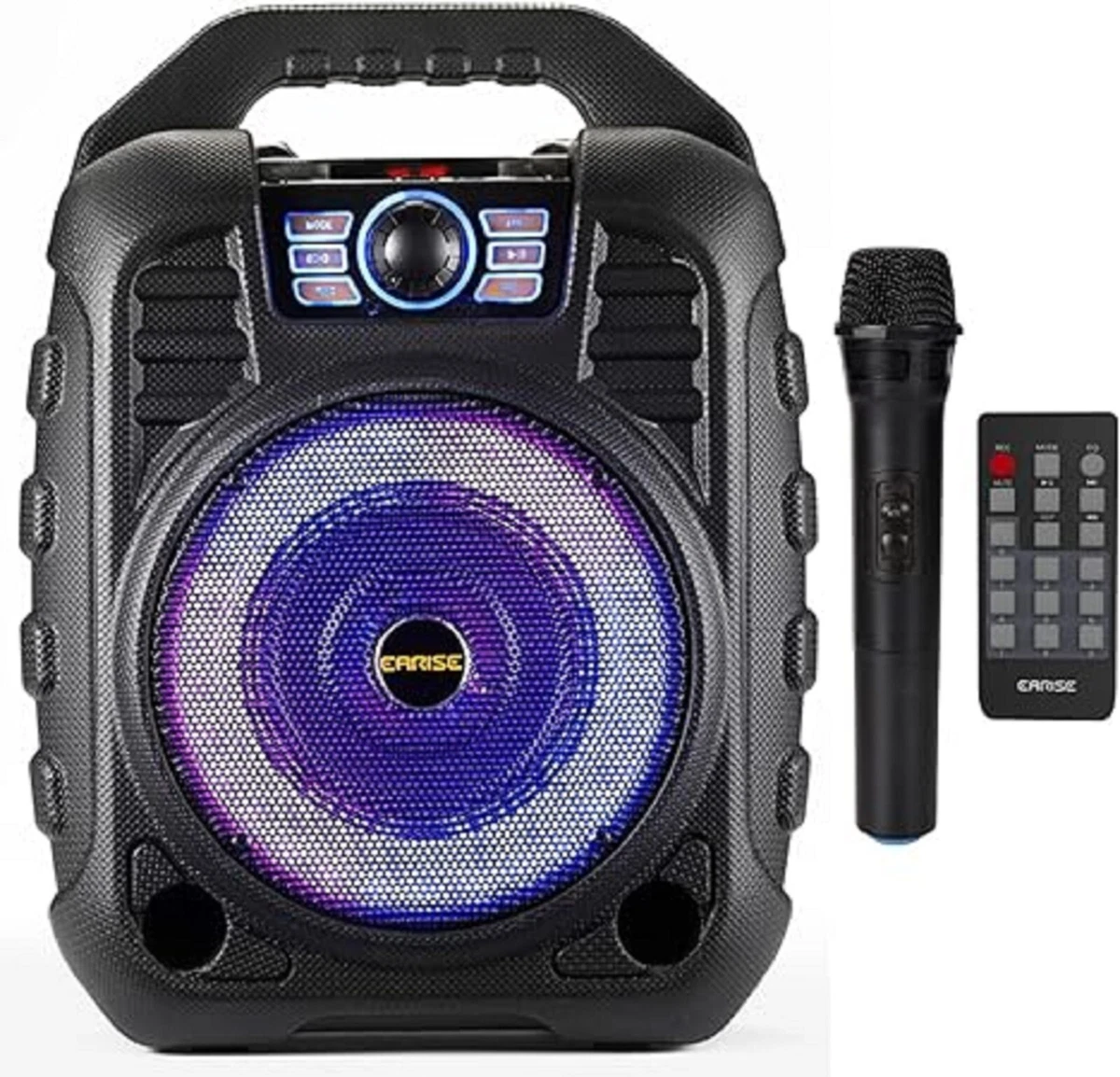Bocina Parlante Con Microfono Inalambrico Con Bluetooth Bateria Recargable