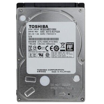 Toshiba 1TB MQ02ABD100H 64MB 8GB SATA SSHD Solid State Hybrid