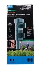 My Touch Smart 6 Outlet Dusk to Dawn Stake Timer- Easy to Use and Set Up