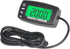 Runleader Digital Maintenance Tach/Hour Meter,Battery for Small Gas Engine,Used 