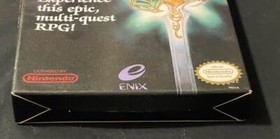 DRAGON WARRIOR IV NES BOX ONLY NINTENDO SEAL NICE ENIX