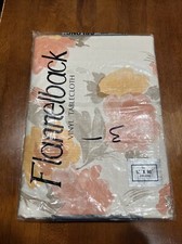 Vinyl Flannel Back Kitchen Tablecloth, 52"x90" Oblong, PINK ROSES FLOWERS