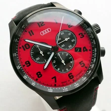 Audi Sport Quattro RS S Line Motorsport Racing Car Accessory Chronograph Watch