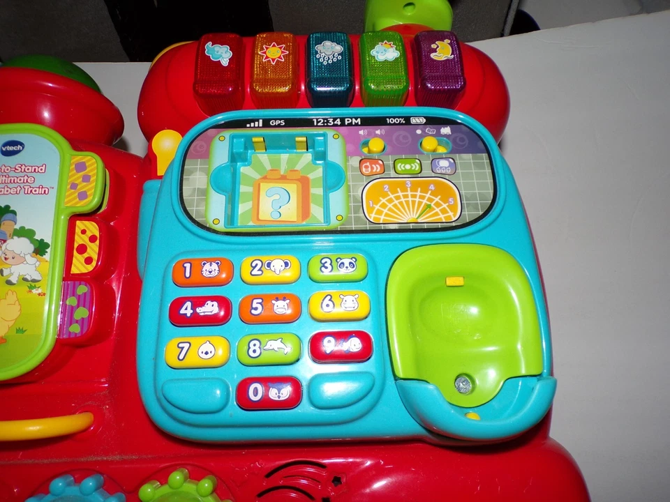 VTech Sit-to-Stand Alphabet Train Works NO BLOCKS WALKIE TALKIE SEE DESCRIPTION - Image 2 of 4