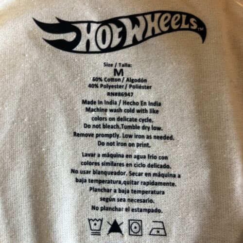 T-shirt HOT WHEELS Driven To Thrill dal 1968 UOMO MEDIA NUOVA con TAG Auto Mattel - Foto 2 di 4