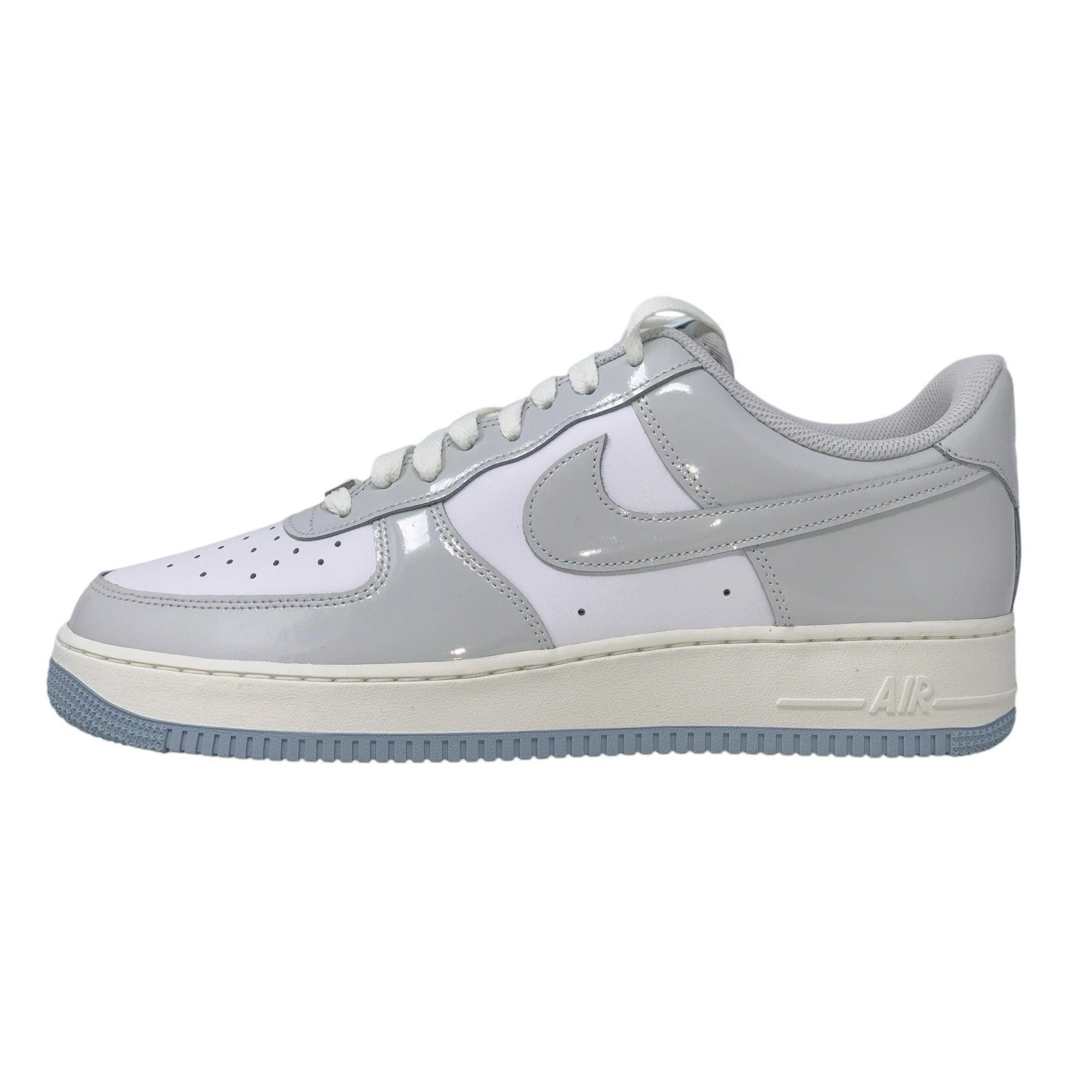 Nike Air Force 1 Photon Dust Gray Patent Leather Sneakers, Size 10.5 IH4461-100