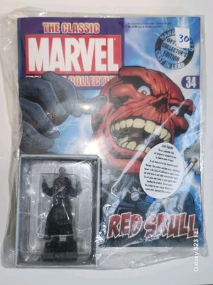 Red Skull Eaglemoss Lead Figurine W/ Marvel Magazine! MCU! Hand Painted! NIB