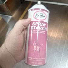 Vintage Fuller Brush Spray Starch Can Container 15 Oz Full Can No Lid