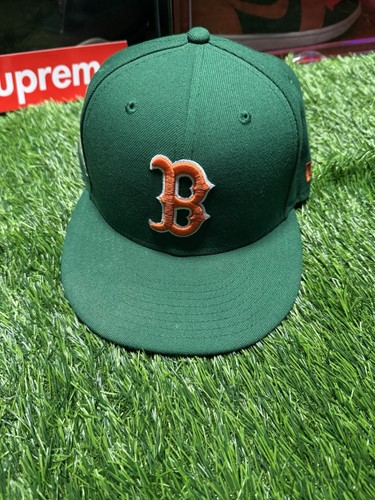 New Era 59FIFTY Boston Red Sox All Star Game '99 Hat In Green Orange 7 3/8 The U - Picture 3 of 6