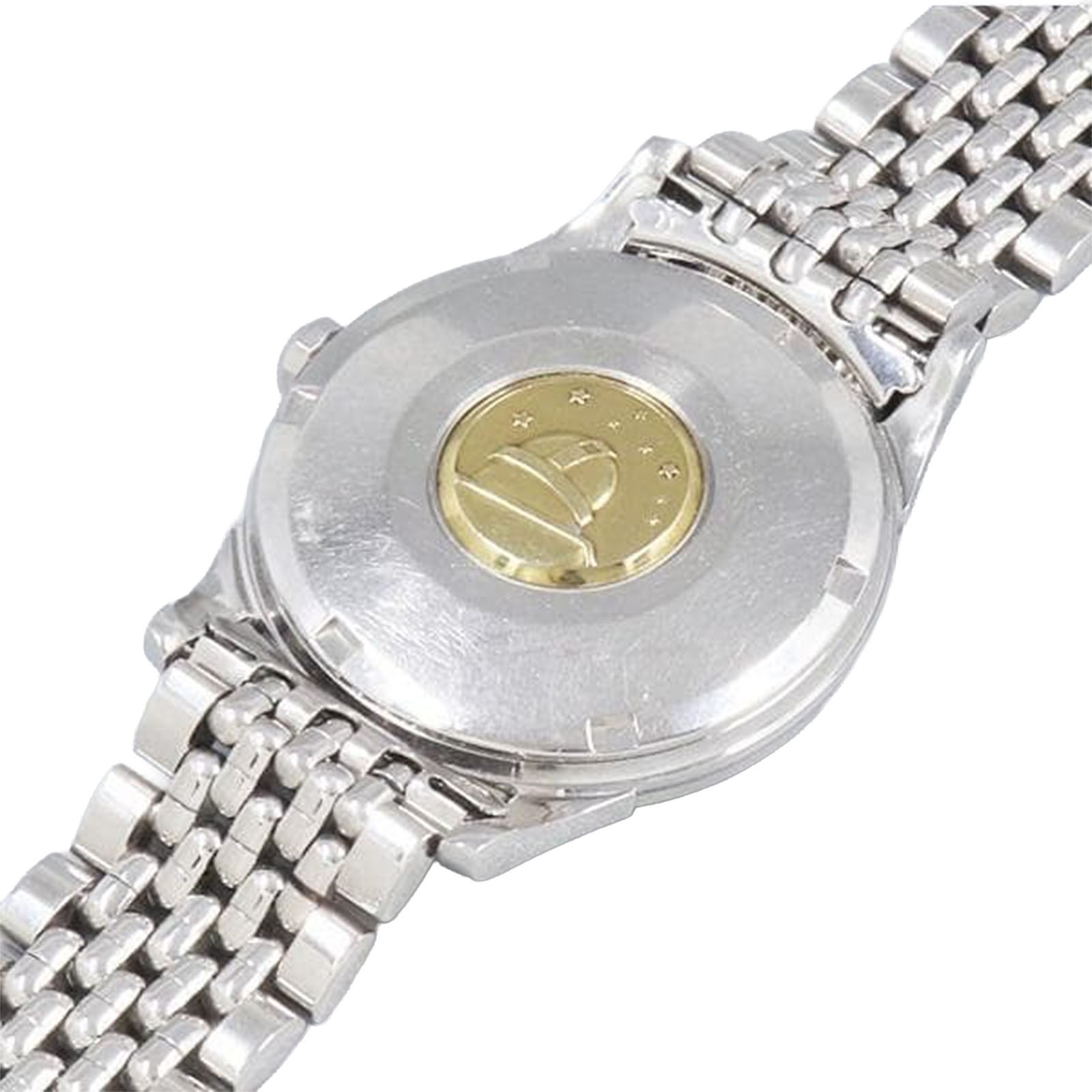 Pie Pan Vtg 1961 Omega Constellation Crosshair No Date Cal 551 Auto Watch Auth image 6