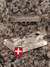 1973 2nd VINTAGE CAR BADGE PORSCHE 917 WEISSACH ROTHMANS MARCH PIN RARE
