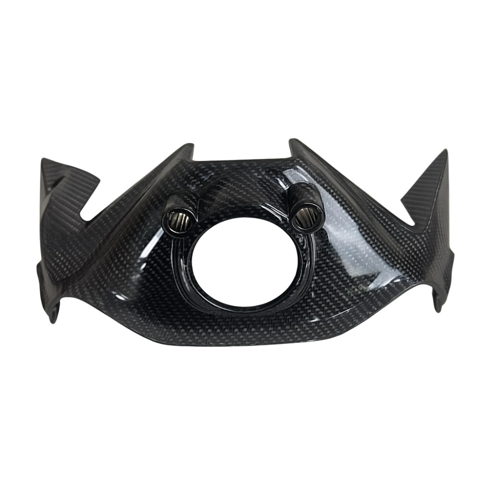Cache clé carbone Ducati Streetfighter V2 brillant en fibre de carbone tressée haut de gamme
