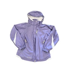 Columbia Sportswear Women's Purple Hooded Rain Winter Jacket Sz M