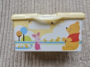 Empty Huggies Wipes Plastic Containers, Winnie the Pooh