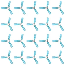 20pcs Portable Circular Connectors for Home and Office Electrical Daily Use