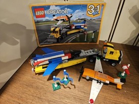 Lego Creator 31060 Airshow Aces 3-in-1 Complete Set In Box Used