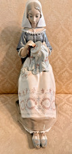Lladro #4865 Insular Embroideress Figurine LA...