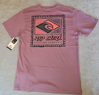 Rip Curl Kids Surfing Icon Short Sleeve Crew Neck T Shirt Top Tee 14 / L youth
